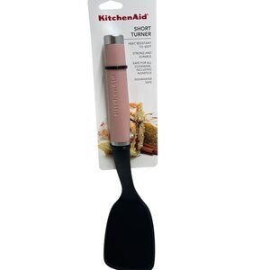 KitchenAid Pink Short Turner Heat Resistant To‎ 450°F Strong & Durable Nonstick